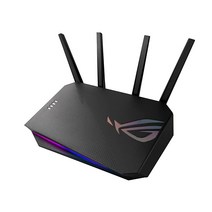 ASUS 로그 스트릭스 AX5400 Wi-Fi 6 게이밍 라우터 전용 포트/인스턴트 가드/적응형 QoS/포트 포워딩/아우라 RGB/Ai메시 호환 (GS-AX5400), 기본