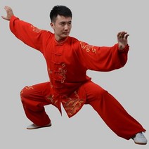 생활한복 개량 태극권 쿵푸 의류 유니섹스 중국 전통 의상 당나라 정장 태극권 자수 무술 공연 FF3780