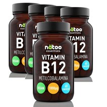 이탈리아 나투 NATOO 비타민B12 100mcg(4000IU) 60캡슐, 5팩