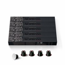 네스프레소 (미국직배) 오리지널라인 이스피라치오네 이탈리아나 디카페인커피 50캡슐 Nespresso Capsules OriginalLine Ispirazione Ristretto Decaffeinato Italiano Dark Roast Espresso Coffee, 1개