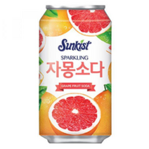 해태음료 썬키스트 스파클링 자몽소다, 355ml, 36개