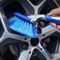 견고한 Blue Car Wheel Soft Brush Tire Cleaner Washing Tools for Auto Detailing Motorcycle Cleaning W, 한개옵션0