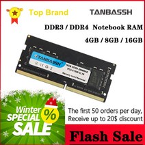 메모리 램 tanbassh ram ddr4 ddr3 8gb 4gb 16gb 1세트, DDR3 4GB 1600 1.35v