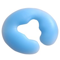 러빙랩 소프트 O자형 안면쿠션, 블루, 1개