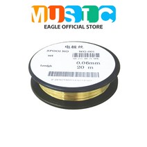 1 롤 0.1mm/0.08mm/0.06mm 전극 와이어 20 미터/롤 복사기 Kyocera Canon 제록스 Brother EPSON Ricoh Lexmark Fujitsu Del, [01] 0.1mm