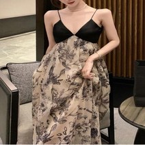 우아하고 세련된 미디 캐주얼 스트랩 드레스 여성용 신제품 비치 베스티도 빈티지 파티 가운