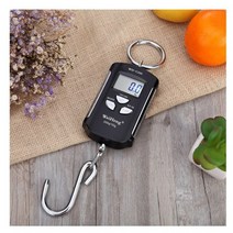 매달림 저울 전자 산업용 휴대용 걸이형 미니 디지털 후크 계량 도구 산업 농업 가족, Black