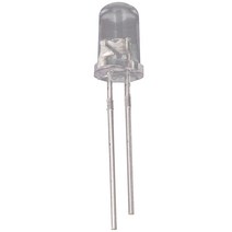 100 개 5mm 백색 LED 다이오드 조명 DC 3V 20mA 전구 램프 전자 부품 발광 다이오드, 보여진 바와 같이, 하나