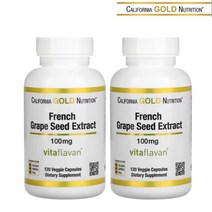 약들약 CG 씨지 땡 포도씨 추출물 비타플라반 100mg 120정 고약사 프랑스 French Grape Seed X 2병