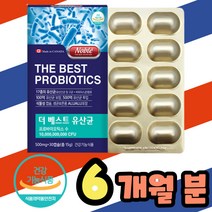 장내 유산균 프로 프리 신 바이오틱스 캐나다 식물성 캡슐 장 건강 배변 베스트 100억 CFU 비피더스 직수입 락토바실러스 남편 신랑 남자친구 직장인 회사원 기능 식품 건기식