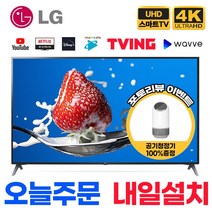 LG전자 70인치 - (176cm) 4K UHD 유튜브 넷플릭스 스마트 LED TV, 수도권벽걸이설치, 70UHD스마트, 70UM6970