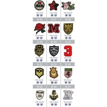 [CL]러브옥스 와펜 자수와펜 와펜패치 자수패치 B, B-74