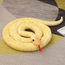 코브라 뱀 인형 대형 초대형 아나콘다 동물 캐릭터 선물 봉제 안고자는 애착 인형 300cm, 190cm 플라워반점 골드 아나콘다