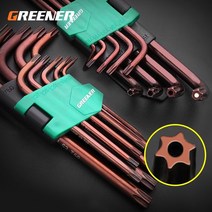차찌그러짐복원 랩토라이너 글루텐트 차찌그러짐 greener 9pcs doubleend l type screwdriver hex wrench set allen key flat, s2 롱볼