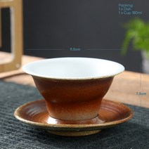 커피잔 세트 커피 컵 세라믹 커피 컵과 접시 세트 라떼 머그잔 도자기 찻잔 애프터눈 티 아침 우유 컵 1, 07 G_01 180ml