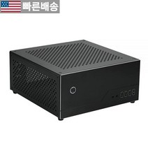 [Goodisory 정품] SR01 알루미늄 Mini-ITX HTPC 소프트 라우터 컴퓨터 케이스 지원 6 COM 포트 (블랙) 551933