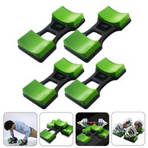 중량 원판 정리대아령 웨이트 랙 홀더 스탠드 스토리지 안장 브래킷 플라스틱 피트니스 디스플레이 크래들, [01] Green