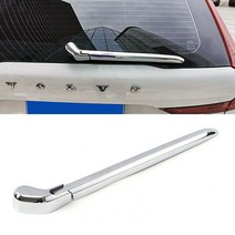 볼보 xc60 2018-2022 리어 와이퍼 보호 커버 리어 윈도우 와이퍼 노즐 트림 장식 스티커, 크롬