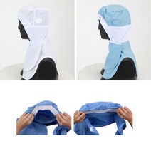 HACCP 두피 땀흡수 배출 통기성 식품위생모 주방모 급식모자, S, White