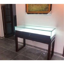 유리 귀금속진열장 쥬얼리 악세서리 쇼케이스 반지 귀걸이 진열대, 100x40x90, 상세이페이지 참고
