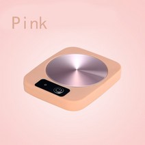 머그컵 워머 핫탑 usb 온열 컵받침머그잔 히터 커피 머그잔 컵 워머 우유 차 물 난방 패드 컵 히터 따뜻한, 03 Pink_01 미국