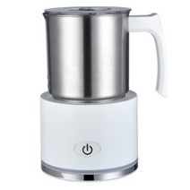 우유 스팀기 거품기 카페라떼 만들기 700ML 대용량, 블랙