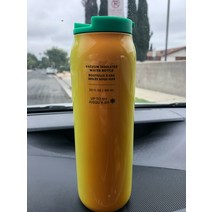 NEW 스타벅스 Yellow/Green Vacuum Insulated 물병 텀블러 20 fl 온즈