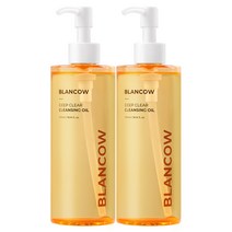 자연유래 100% 블랑카우 블랙헤드 모공 제로 딥 클렌징 오일 BHA, 2개, 300ml