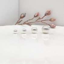 실버상회 925 실버 주름볼 5mm 6mm 8mm 10mm / 은부자재 팔찌 발찌 목걸이 만들기 재료