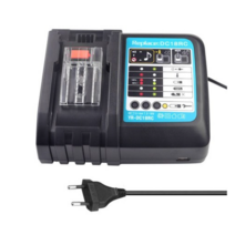 Meterk 또한 마키에 전압 EU와 14.4-18V DC18RC 와이드 스크린을위한 MAKITA 리튬 배터리 충전기, 1개