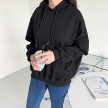 매드문 톤다운 8컬러 오버핏 무지 후드 티셔츠