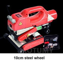 플라스틱사출기 GeomembraneV HDPE 시트 웨지 용접기 PVC 수리 용접 기계 플라스틱 레이어 씰링 도구, 02 steel wheel_01 220V, 1개