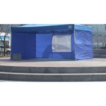 벽면만출고 가림막 (벽면단품) 방수천원단 모기장가림막 투명벽면 카라반캐노피 바람막이천막, 3mX6m, 녹색, 투명창벽면