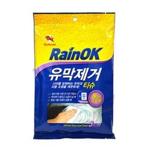 자동차 물때 기름때 유막제거 티슈/ 세척제 차량용 티슈형 유리청소 세정제
