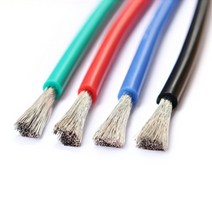 실리콘 케이블 전선 20 AWG, 빨강