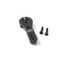 후타바 사복스 Xcore HL HSP HD 파워 25T M3 메탈 RC 서보 암 혼 M, black