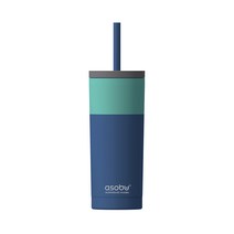캐나다 아소부 스텐 보온보냉 빨대텀블러 시피 파스텔 360ml/600ml, 슈퍼브시피 600ml 파스텔 블루