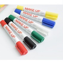 BKPlayColor Make up 페이스페인팅 펜타입 일반 낱색, 레드