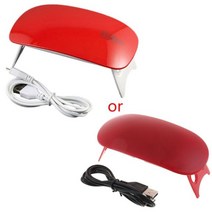 에폭시 금형 UV 자외선 햇빛 경화 기계 매니큐어 건조기 베이킹 램프 도구 USB 인터페이스 손톱 광선 요법 기계, 빨간-10793305