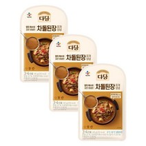 CJ 장 다담 차돌된장찌개양념 된장찌개 집된장 홈쿡 145g 3개 1세트, 4세트