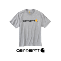칼하트 칼하트 로고 반팔티 헤더그레이 / K195-HGY