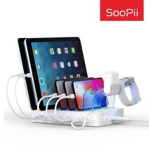Soopii LED 6포트 PD PPS 고속 멀티충전기 CS60PD 68377965EA, 캣츠바바 본상품선택, 단품