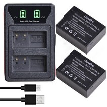 파나소닉 루믹스 DMC-FZ200 DMW-BLC12 FZ1000 FZ2500 G5 G6 G7 GX8 G85 GH2 DMW BLC12 BLC12E 용 1400mAh DMC-FZ300, [01] 1Battery 1Charger