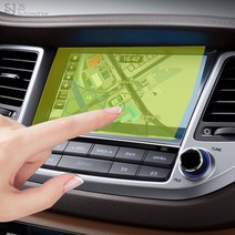 JS automotive 올뉴투싼 차량전용 네비게이션 기스방지 강화유리 액정보호필름 내비게이션 커버 실내 악세사리 용픔, 올뉴투싼 8인치 네비필름