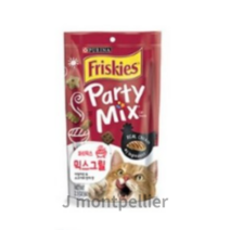 퓨리나 프리스키 파티믹스 고양이 간식 60g, mix (소고기와 연어맛), 5개