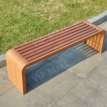 VIP MALL 야외 벤치의자 공원벤치 정원의자 테이블, 100X40X45 깊은 나뭇결