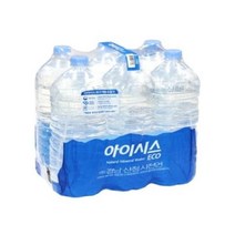 롯데 아이시스 ECO 무라벨 2L 30병 생수 업소용 가정용 도매