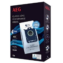 AEG GR201SM S-bag 먼지봉투 클래식 롱 퍼포먼스 메가팩, 4, 모델 2018