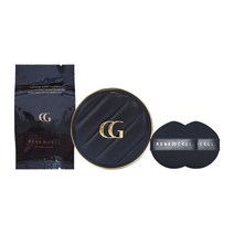르네셀 카밍 글로우 쿠션 15g + 리필 15g + 추가 퍼프 2개, 카밍 글로우 쿠션 15g + 리필 + 추가 퍼프 2개