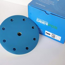 디어포스 원형사포 SA331 6인치9홀 100장 필름 흡진 벨크로, 800방